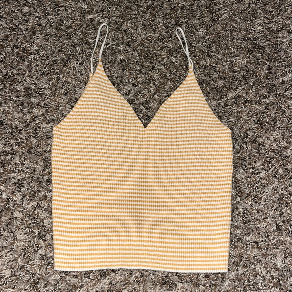 Women’s Knitted Striped Tank-Top